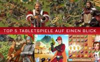 Top 5 Tabletspiele auf einen Blick