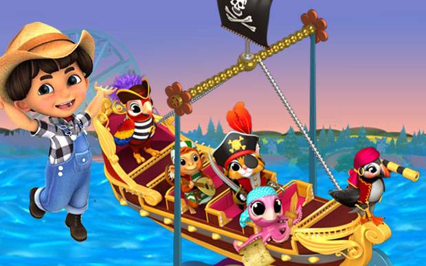 Dorfleben - Errichte ein Piratenschiff