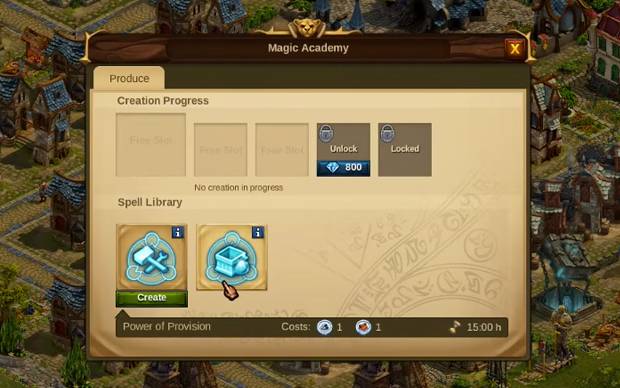 Elvenar - Zaubersprüche: Alles auf einen Blick