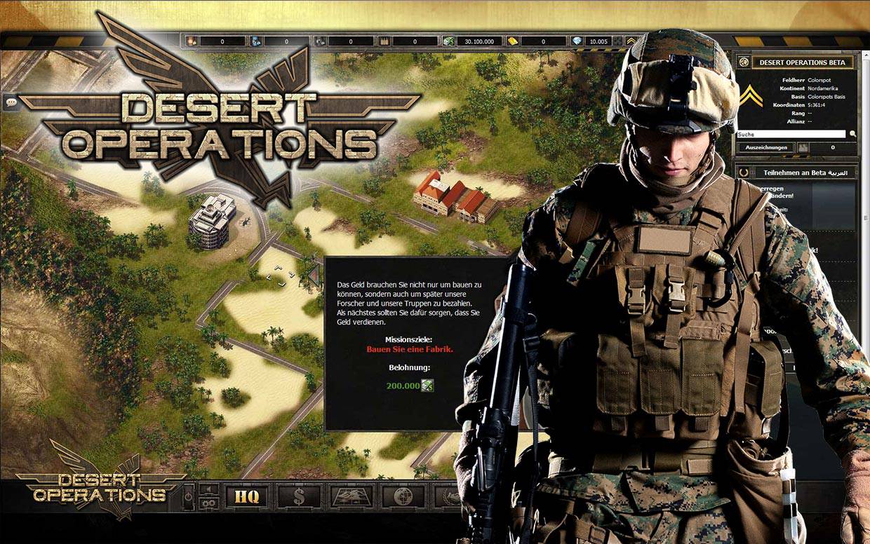 I I Desert Operations: Gameplay • Test • Screenshots √