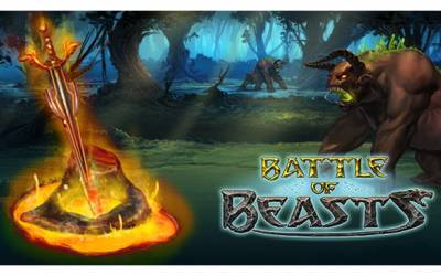 Battle of Beasts - Schwert eines Feuerriesen