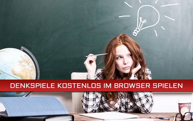 Denkspiele kostenlos im Browser spielen