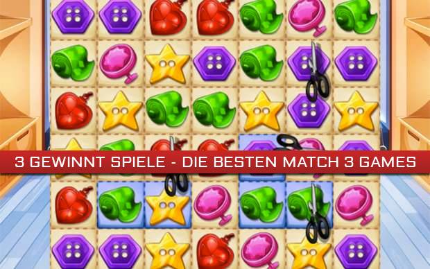 3 Gewinnt Spiele - Die besten Match 3 Games